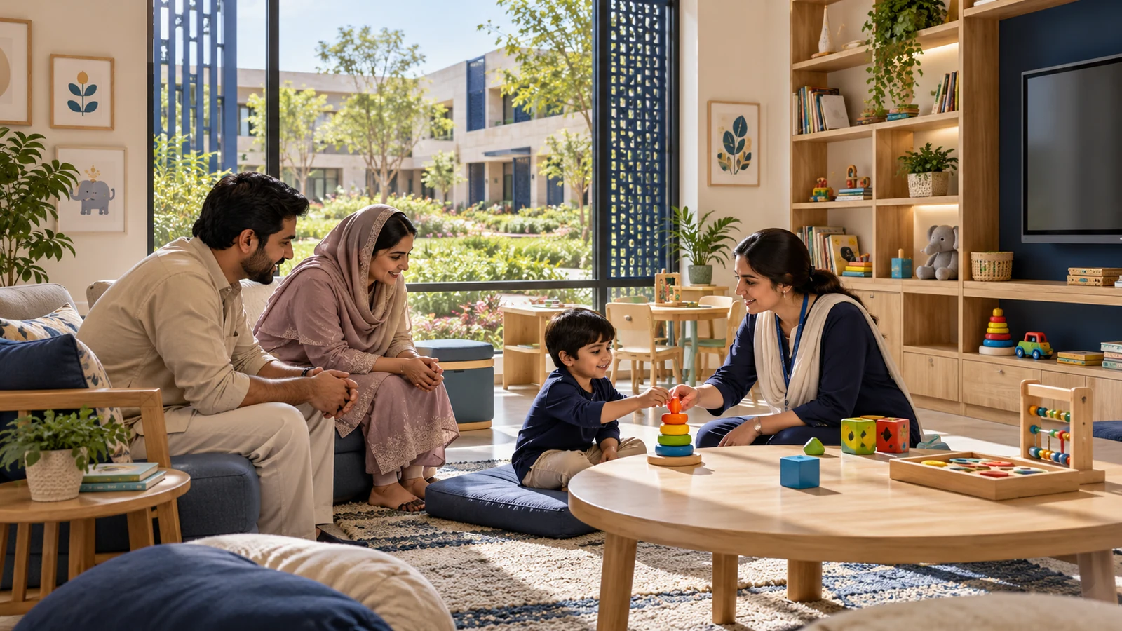 Parent coaching & therapy collaboration — proposed campus concept