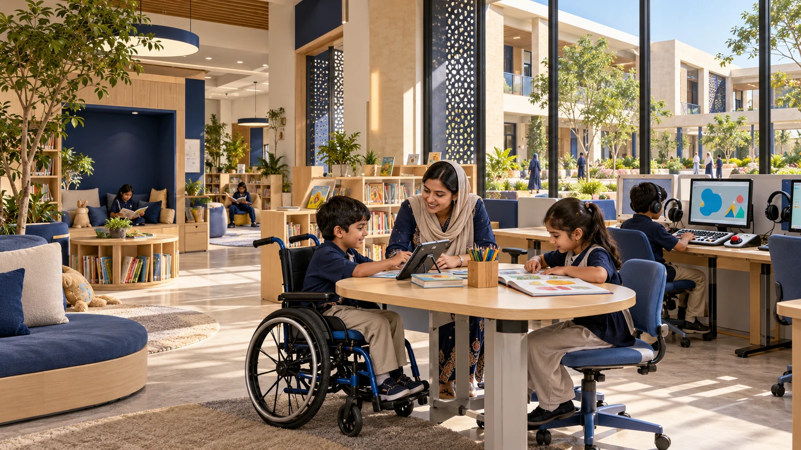 Accessible digital learning & library — proposed campus concept