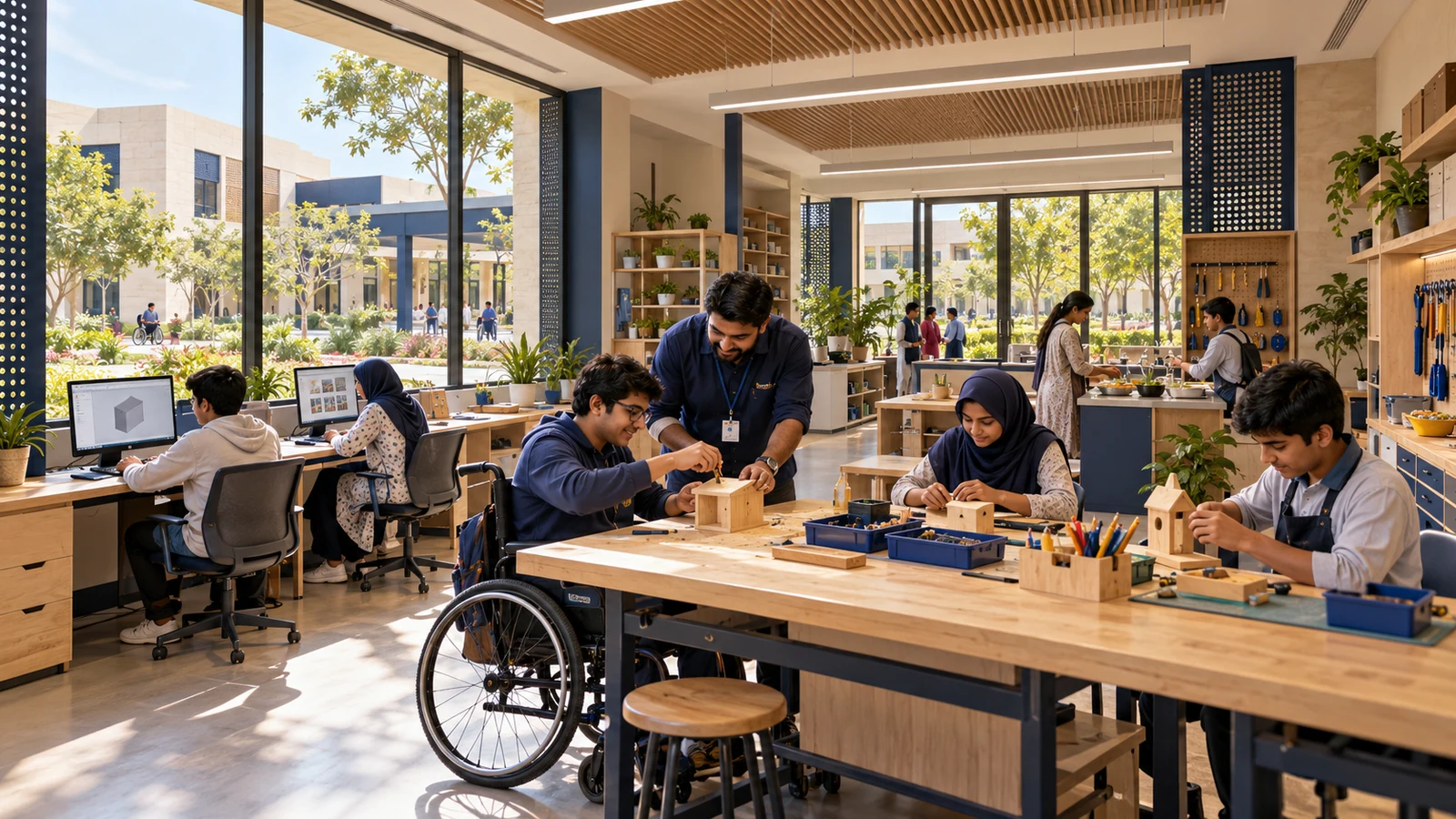 Teen life skills & vocational workshop — proposed campus concept