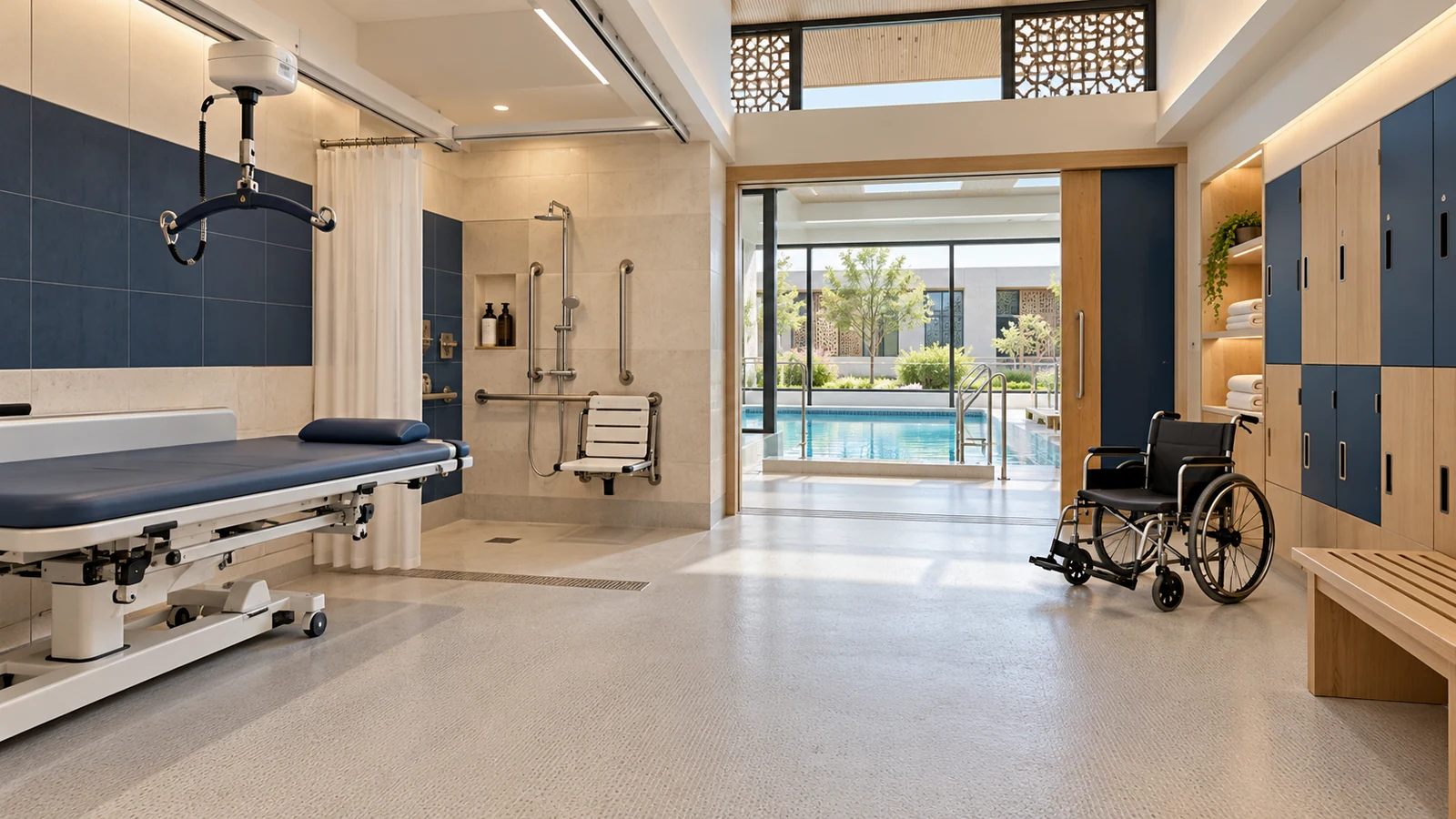 Accessible changing & personal-care suite — proposed campus concept