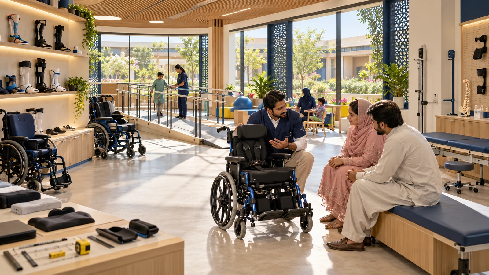 Wheelchair seating & orthotics clinic — proposed campus concept