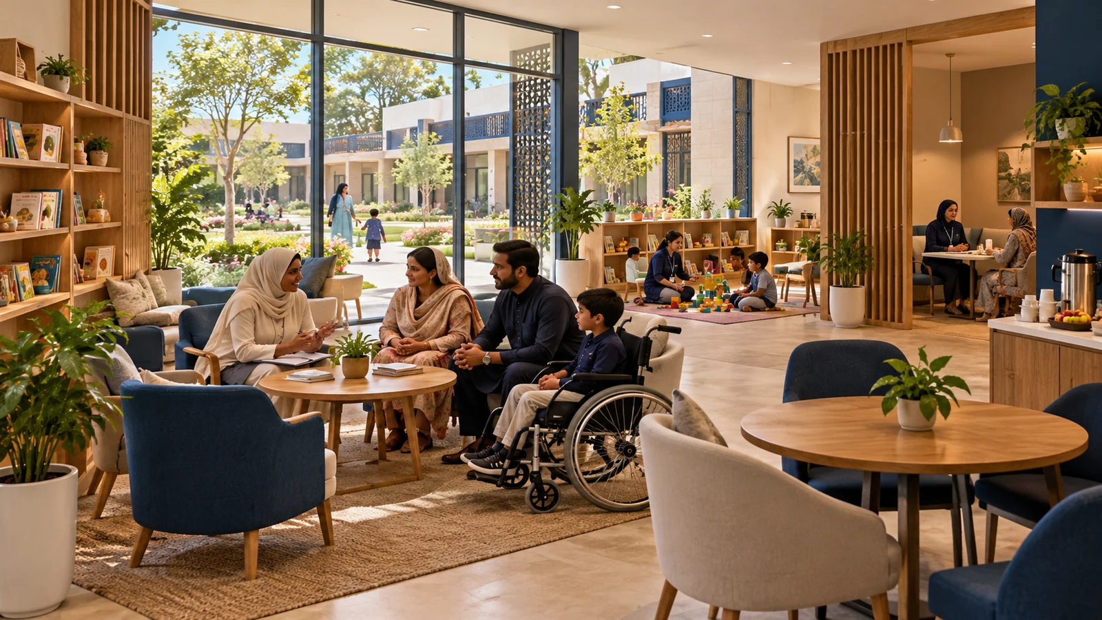 Family resource centre & parent lounge — proposed campus concept