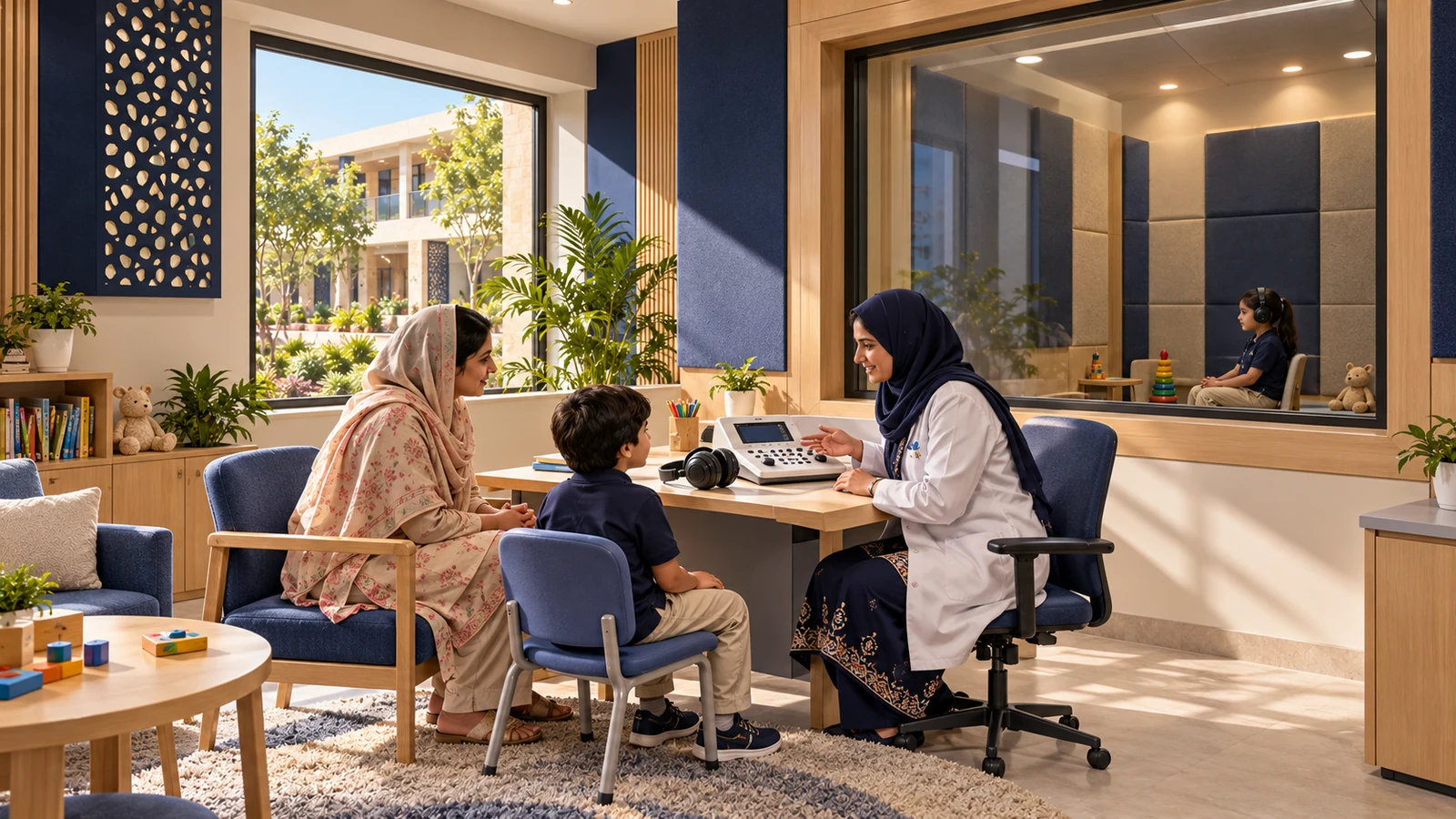 Hearing assessment & audiology suite — proposed campus concept