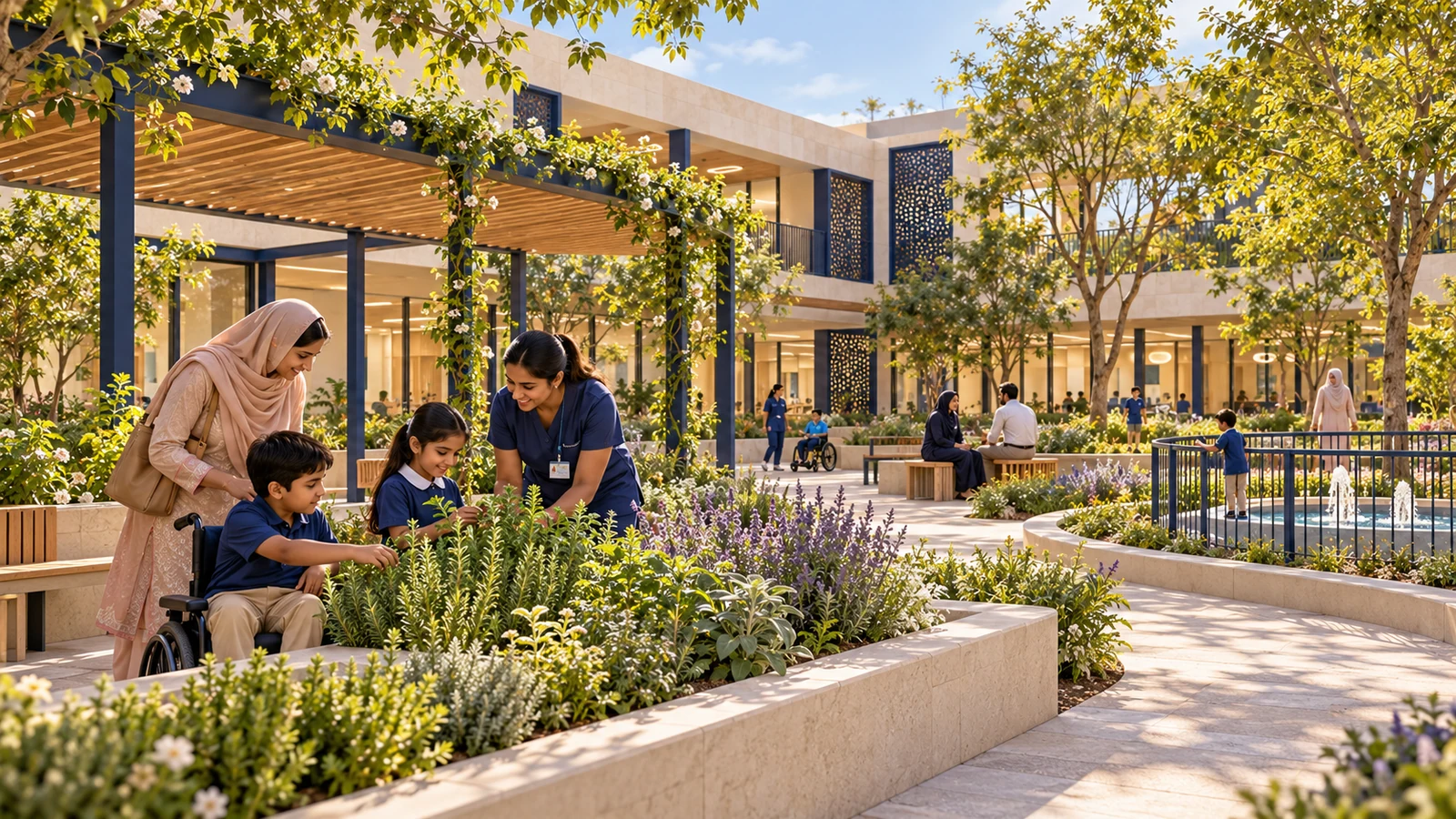 Sensory garden & nature discovery — proposed campus concept