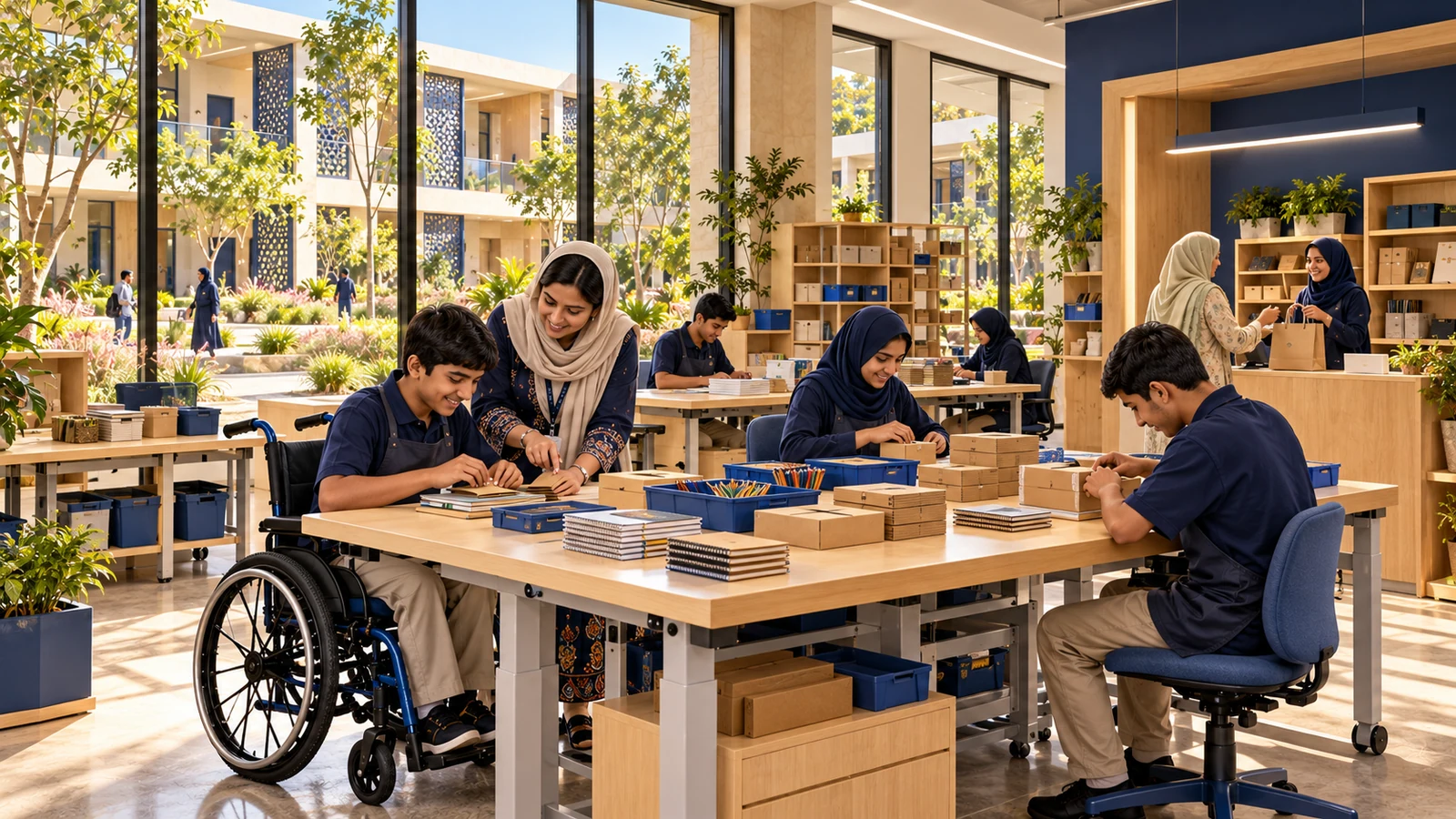 Supported employment & enterprise studio — proposed campus concept