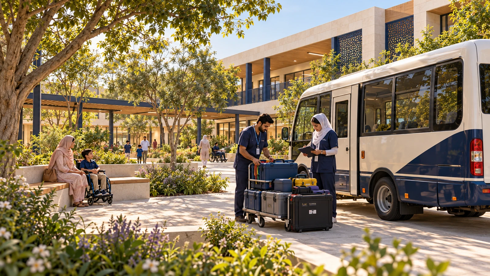 Community outreach & mobile support base — proposed campus concept