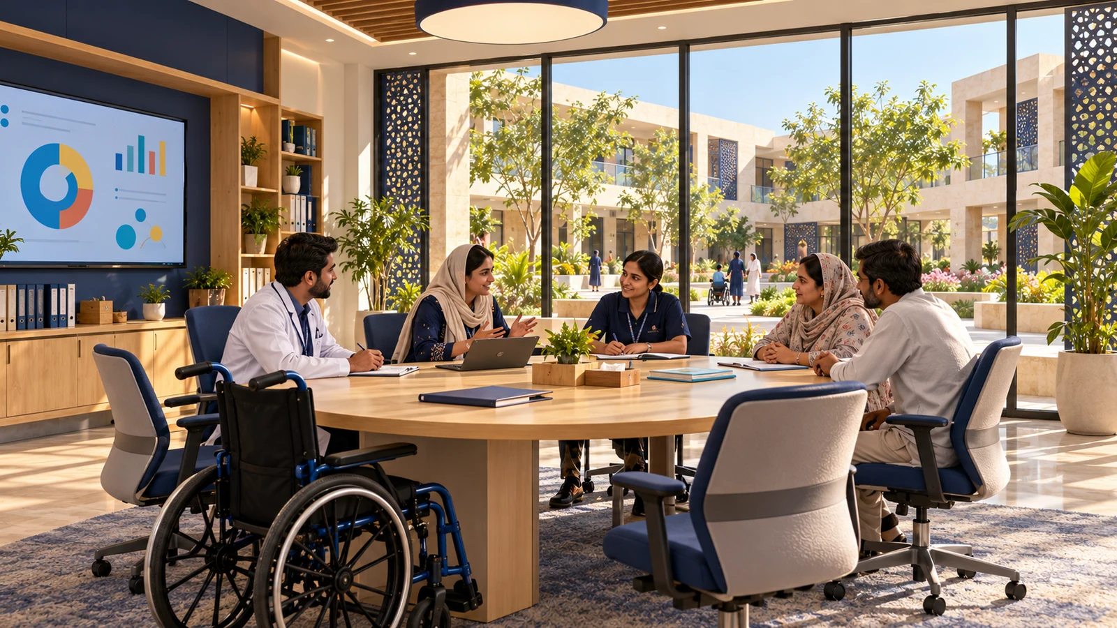 Multidisciplinary care-planning hub — proposed campus concept