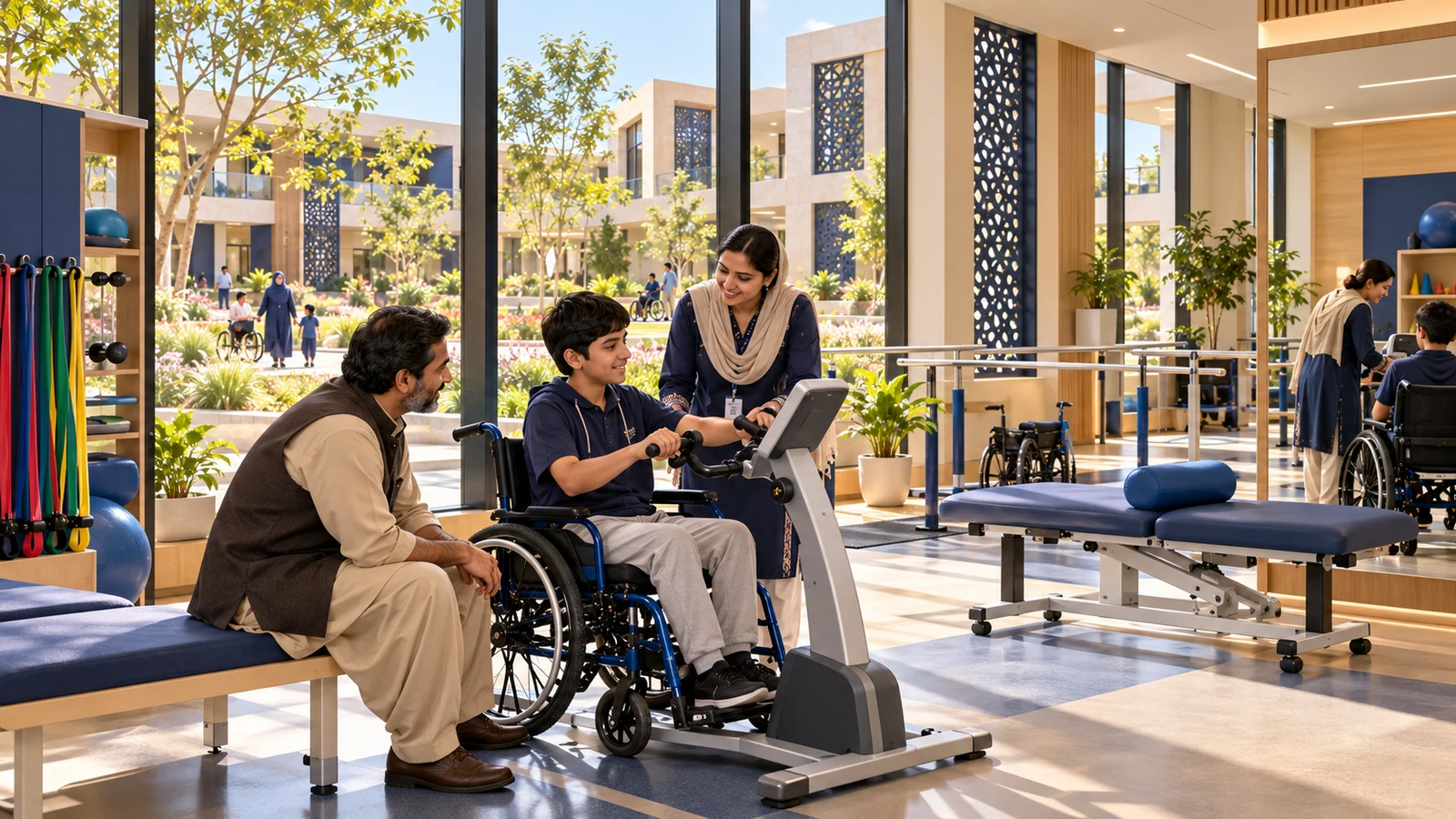 Adapted exercise & conditioning studio — proposed campus concept