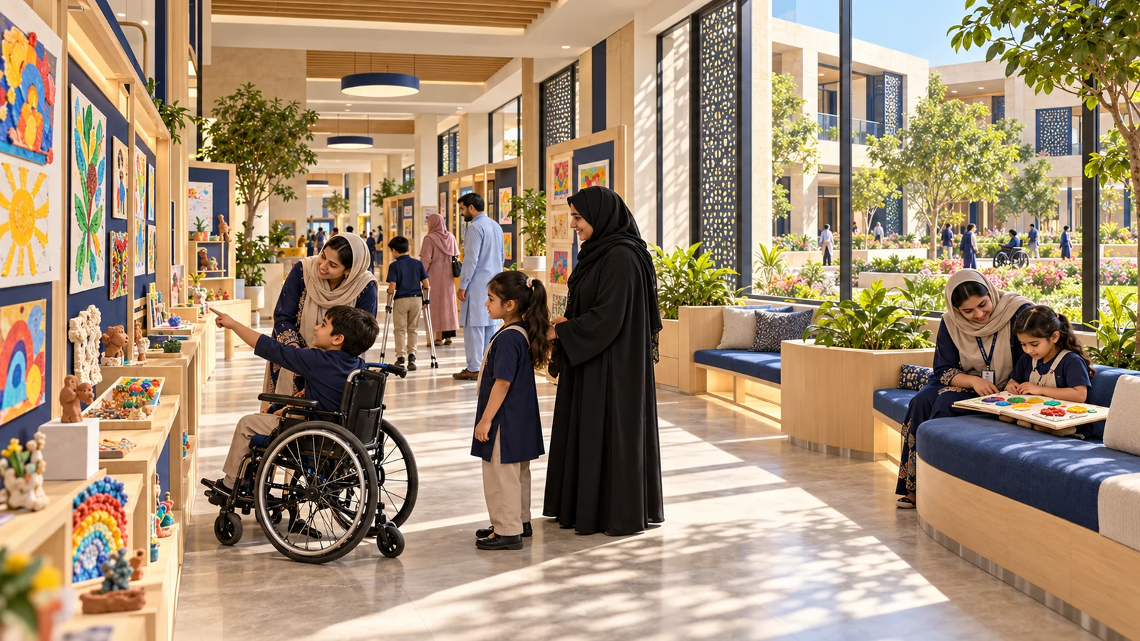 Inclusive learning & creativity exhibition gallery — proposed campus concept