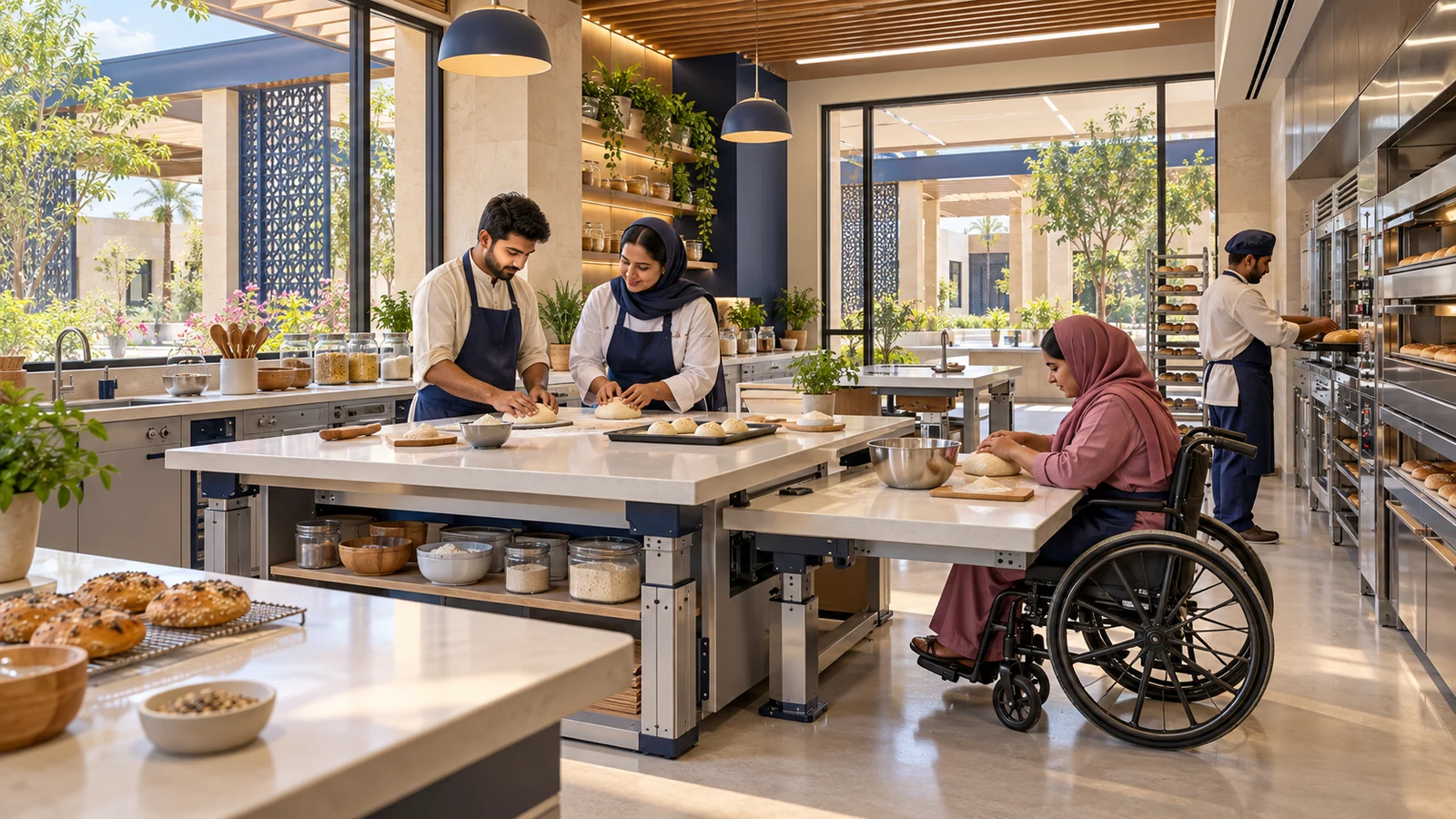 Supported baking & food-skills workshop — proposed campus concept