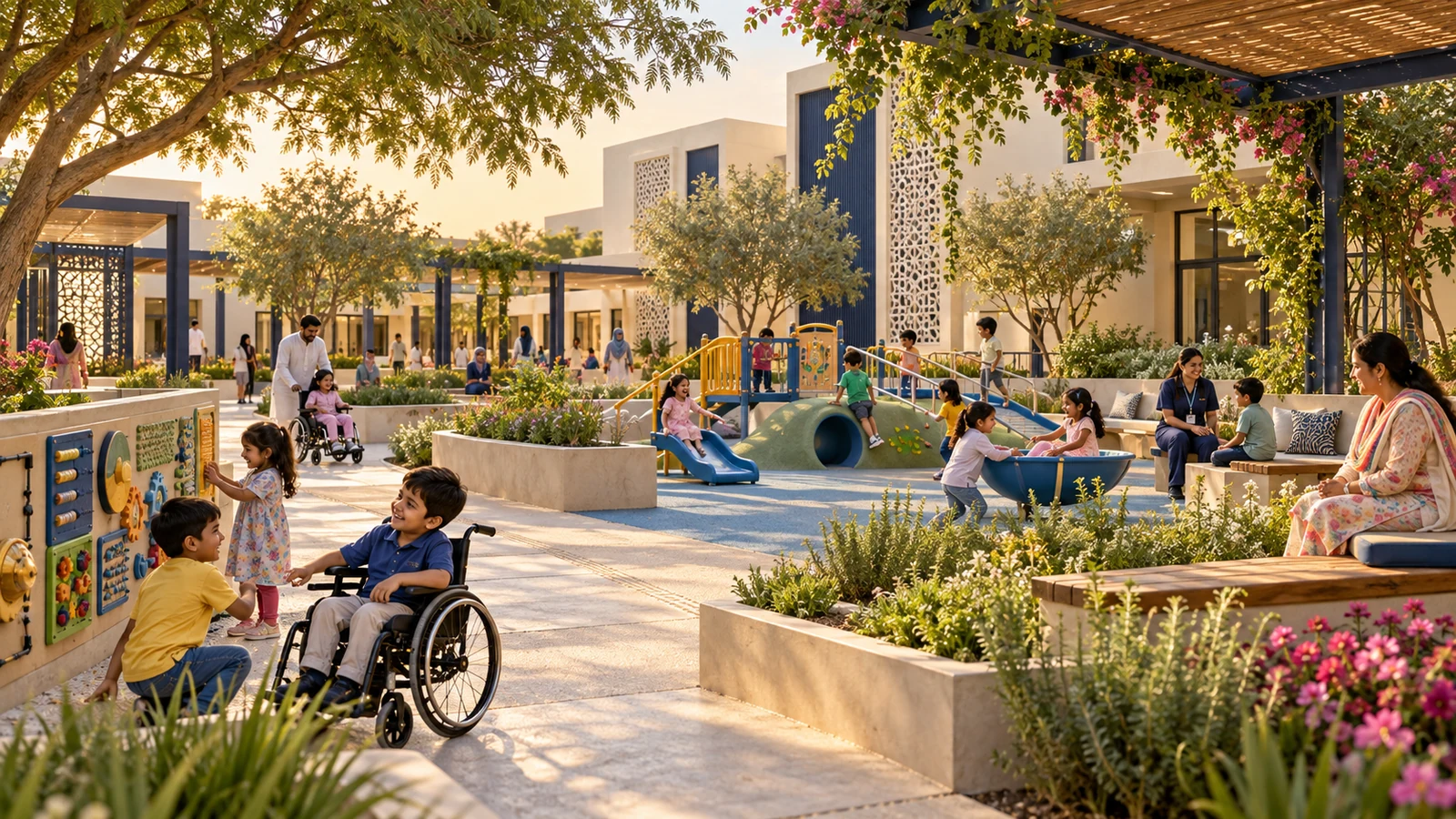 A place where every child can play. — proposed campus concept