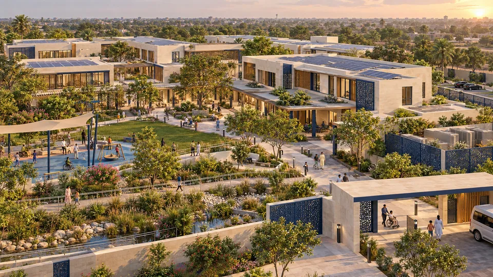 Climate-responsive campus & resilient services — proposed concept
