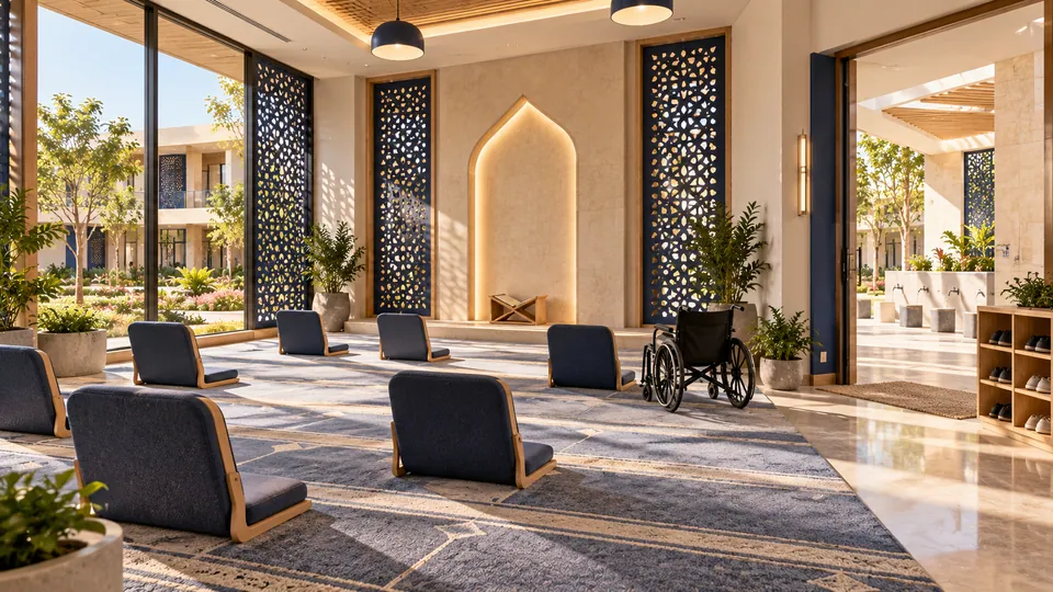 Accessible prayer & reflection space — proposed concept