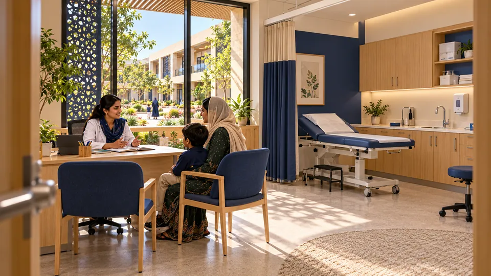 First-aid & wellness room — proposed concept