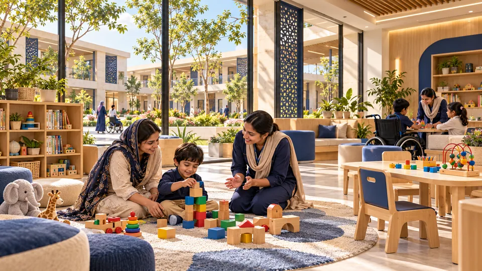 Parent–child guided play room — proposed concept