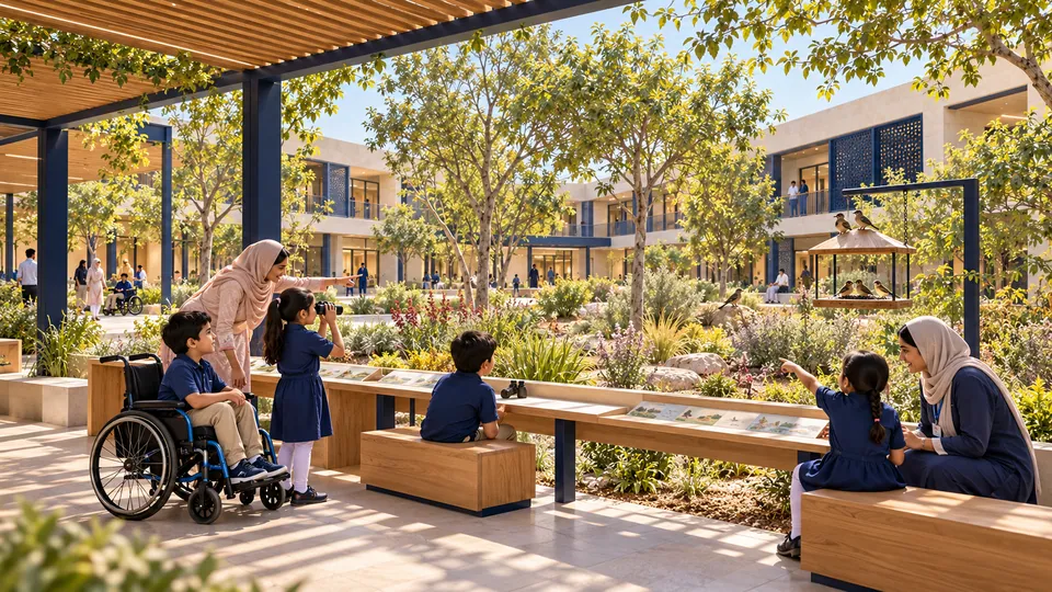Nature observation & outdoor learning deck — proposed concept
