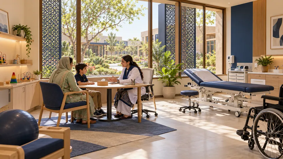 Paediatric consultation & family review room — proposed concept