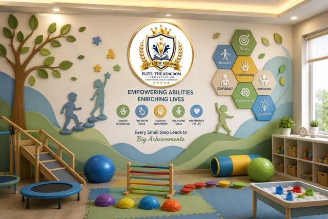 Empowering abilities · therapy wall — Current Facility