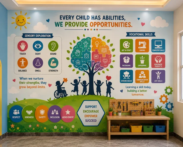 Every Child Has Abilities Mural — Current Facility