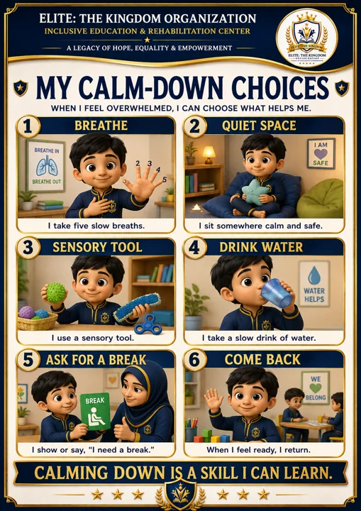 My Calm Down Choices — Current Facility
