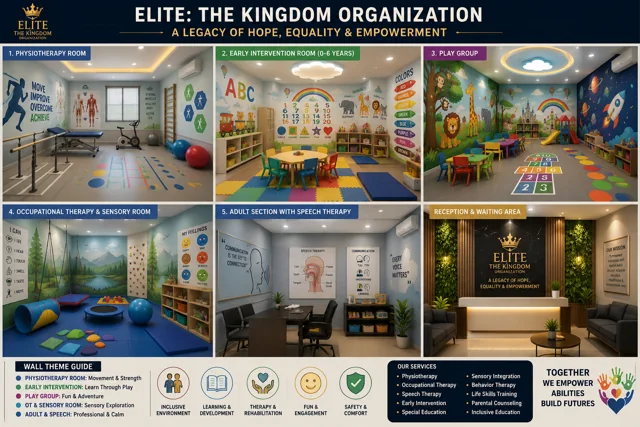 Therapy center interior design concepts — Current Facility