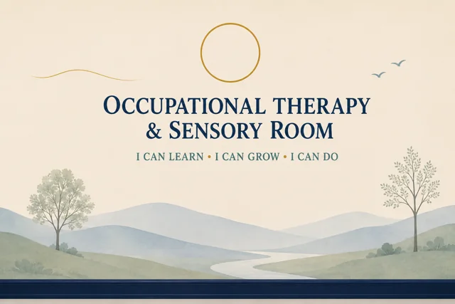 Calm Sensory Room Landscape Mural — Current Facility